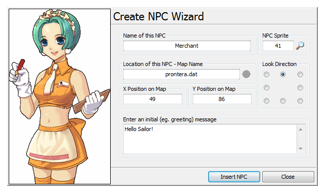 Create NPC Wizard
