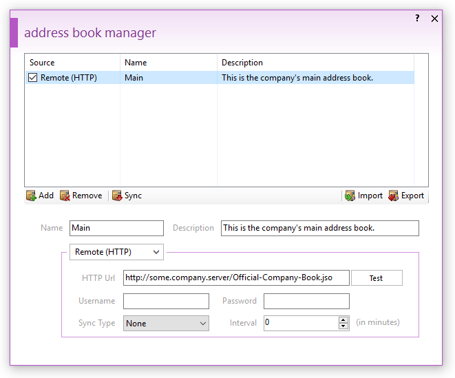 Address Book Manager