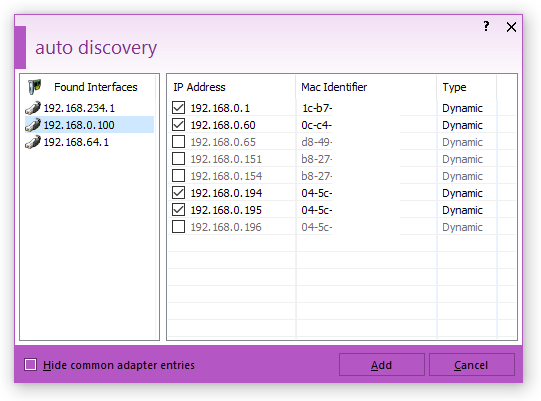 Auto-Discovery