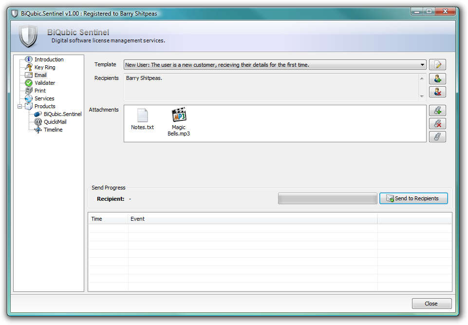 BiQubic.Sentinel: Email