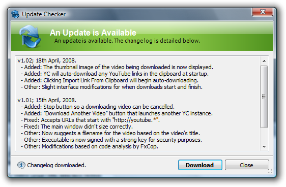 Update Available