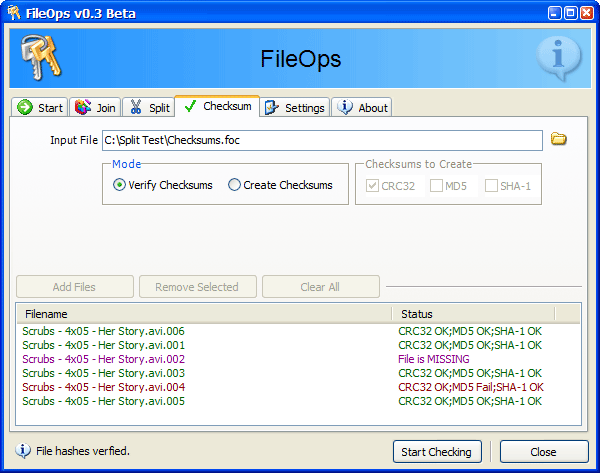 Checksum