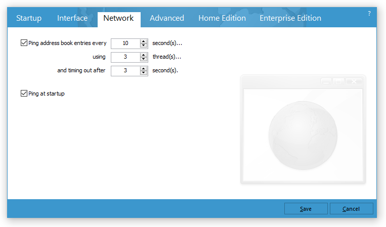 Settings: Network
