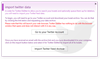 Import Twitter Data