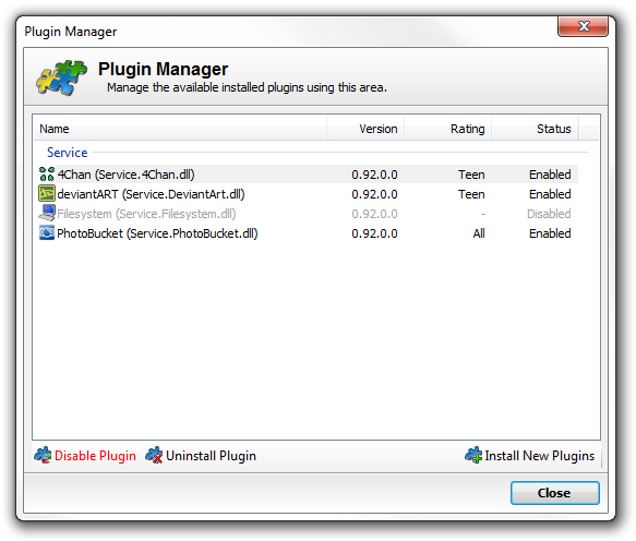 Plugin Manager