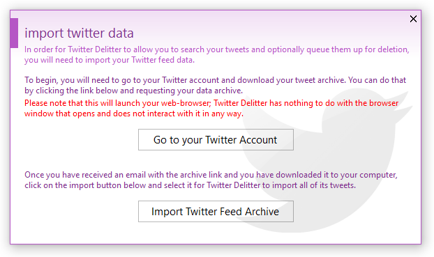 Import Twitter Data